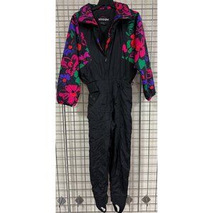 Vintage Snuggler Ski Suit Ski Wear Women's Size 12 Floral